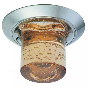 Chrome/Clear Crystal Downlight 58mm MR16 Lamp