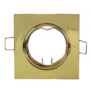 Brass Square Downlight 82x82mm