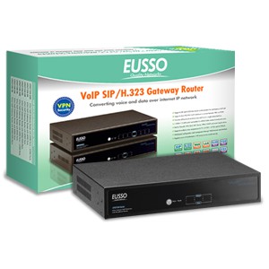 Eusso 4-Fxs Port Voip Gateway W/Vpn Router