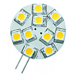 9 LED Lamp White 1.5W 8-30VDC G4 / 2 Per PACK