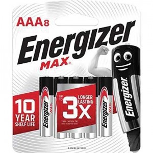 Energizer Max AAA Batteries - 8 Pack