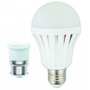 230VAC 5W E27/B22 Cool White LED A60 Emergency Lamp