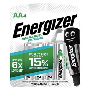 Energizer Recharge Extreme AA 2300mAh Battery Blister Pack