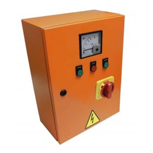 30kW 400V DOL REV STARTER +ISOL+AMM STEEL IP65 415V COIL