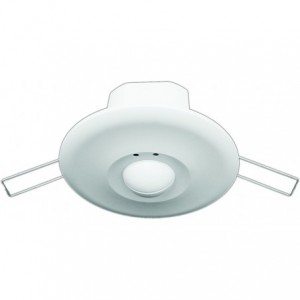 360 Degree Microwave Motion Sensor Dia 98mm Ceiling Mount 1200W