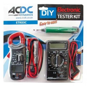 Multimeter- Voltage Tracer- and Clamp Meter Kit