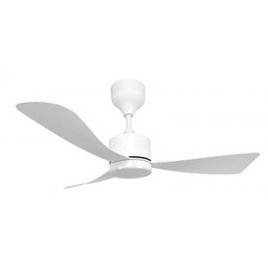 42-Inch Ceiling Fan in White with 3 Blades- Remote and LED CCT