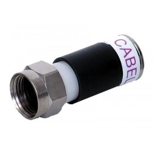 CX 3 3.7 Compression Connector Black (Ref 2106 coax)