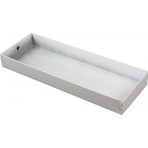 End Cap Double Comp. Skirting White