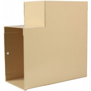 Vertical Elbow Single Compartment Skirting Carrier Beige