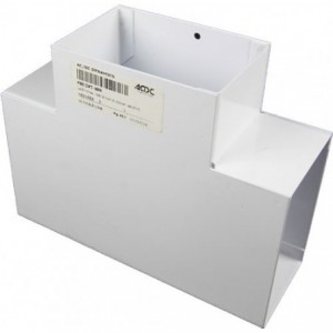 Vertical Tee Single Comp. Skirting White