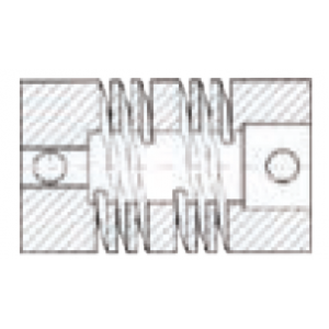6mm ALUMINIUM COUPLING FOR ROTARY ENCODER