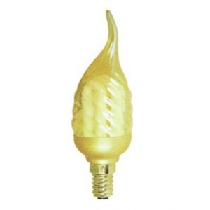 Cf 5W Gold Warm White 230V E14 Lamp