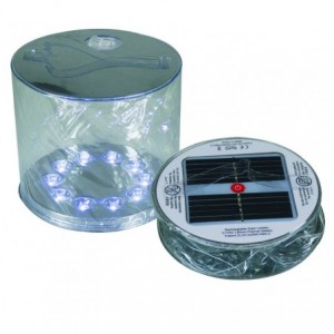 1W Solar Inflatable LED Light with 0.6W Solar Panel