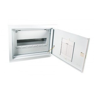 23-Way White Steel Flush 13mm MCB DB C/W Door IP42
