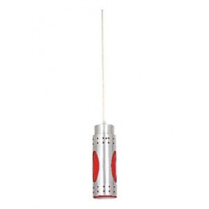 Aluminium Pendant Light Fitting - Red Inner Coating (1000mm x 130mm)