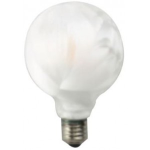 White G125 Warm White LED Ice Flower Lamp E27 230VAC 6W