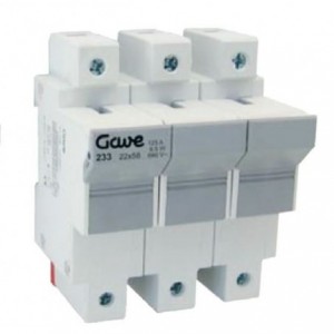 Fuse Base 3 Pole 22X58