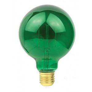 G95 Transparent Green LED Lamp Dimmable 230VAC 2W E27