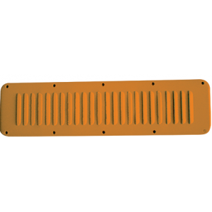 Orange Louver Plate 344 x 137 x 1.2 mm