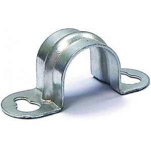 Galvanised Steel Saddle 20mm Pack of 10