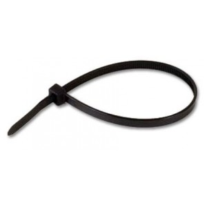 UV Black Cable Ties 140L x 2.5W - Pack of 100