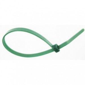 UV Green Cable Ties 140mm x 2.5mm - Pack of 100