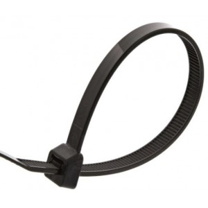 UV Black Cable Ties 150mm x 3.5mm - 100 Pack