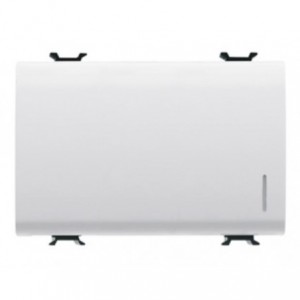 White 16A 1P 3M Illuminated Loc Push-Button
