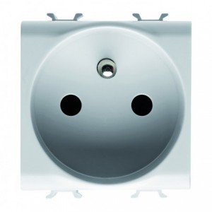 Chorus 2M 2P+E French 16A 250V Socket White