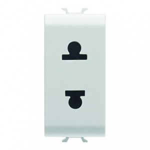 Chorus 1M 2P+E Euro-USA 15A 250/125V Socket White