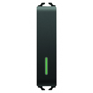 Chorus 1-Way 1P 1/2M 10AX Illuminable Switch Black