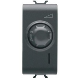 Chorus 1M 230VAC Resistive Load 100-500W Dimmer Black