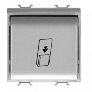 Chorus 2M Universal Badge Switch Module 1P 16AX Titanium