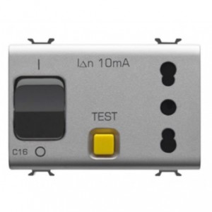 Chorus 3M 16A 3KA 230V Interlocked Sw Socket Rccb Outlet Tit