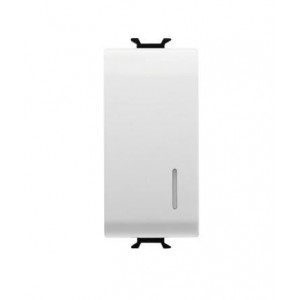 Chorus 1-WAY 1P 16AX Illuminable Switch Satin White