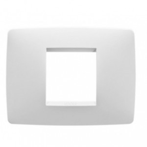 Chorus One 2-GANG Cover Plate Milk White