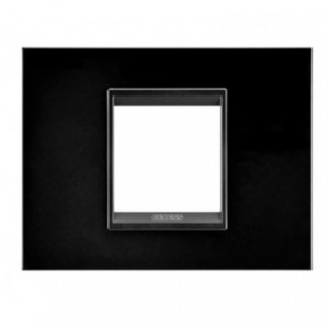 Lux Plate 2P Metal Black Monochrome