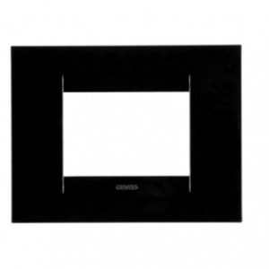 Geo Plate 3-GANG Toner Black