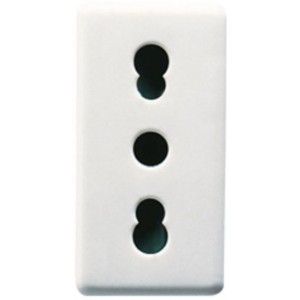 16A 2P+E Dual Amp. Italian Socket Outlet