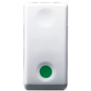 Green Push-Button 1P with NO and Auxiliary NC Contacts