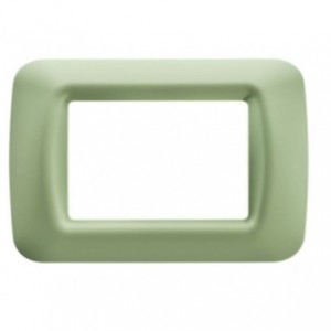 3 Gang Green Top System Plate