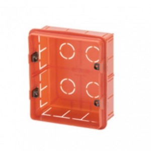System 6 Gang Flush Vertical Box with Metal Fixing Support