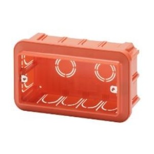 4 Gang Flush Box with Metal Fixing Supports