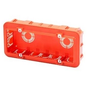 6 Gang Flush Horizontal Box Metal Fix Support
