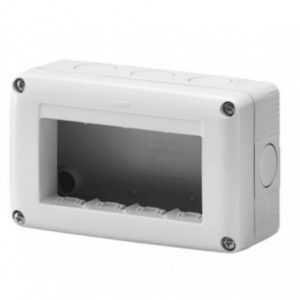 4 (4x1) Gang Horizontal Enclosure IP40