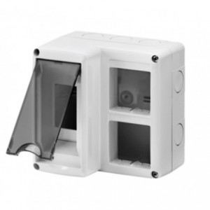 Enclosure 2MOD.DIN + (2x2)MOD.System