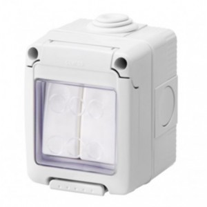 Weatherproof 2x16A 2-Way Switch IP55