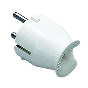 10/16A 2P+E 250V Plug - White