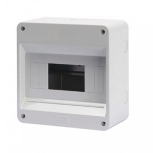 GREY SURFACE DB 1x8M NO DOOR IP40